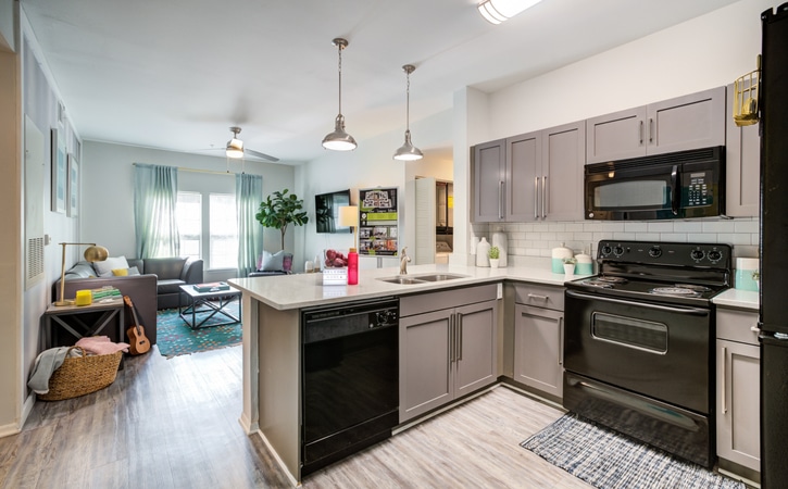 orion on orpington off campus apartments near ucf orlando fully furnished upgraded units available open floor plan kitchen to living room common areas